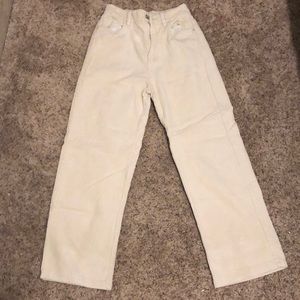 Cream Corduroys